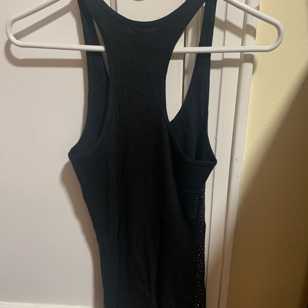 Express Sleek Black Racerback Tank